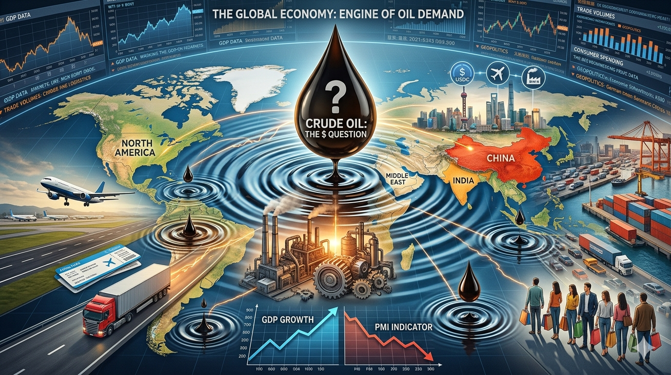 Crude Oil Trading and Global Economy: Why Demand Expectations Are Tied to Economic Growth
