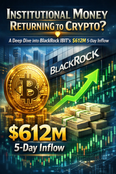 Institutional Money Returning to Crypto? A Deep Dive into BlackRock IBIT’s $612M 5-Day Inflow