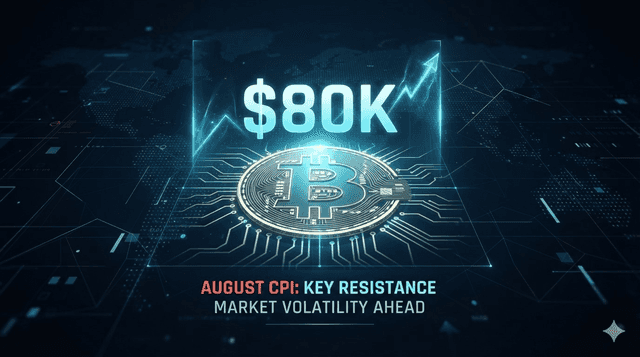 比特幣價格預測:BTC 在八月 CPI 後能否守住 80K?