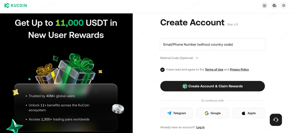 kucoin new user rewards up to 11000 usdt