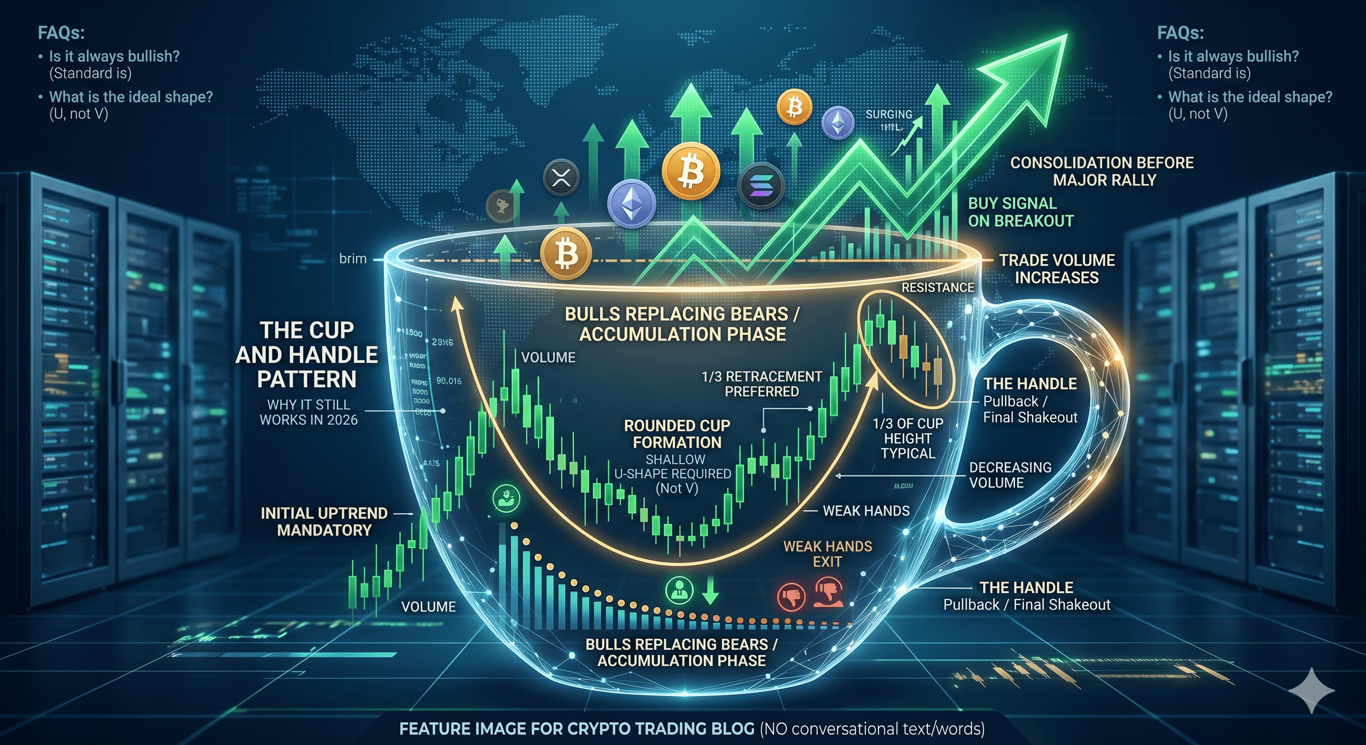 Trading 101 - How To Accurately Identify and Trade the Cup and Handle Crypto Chart Pattern in 2026?