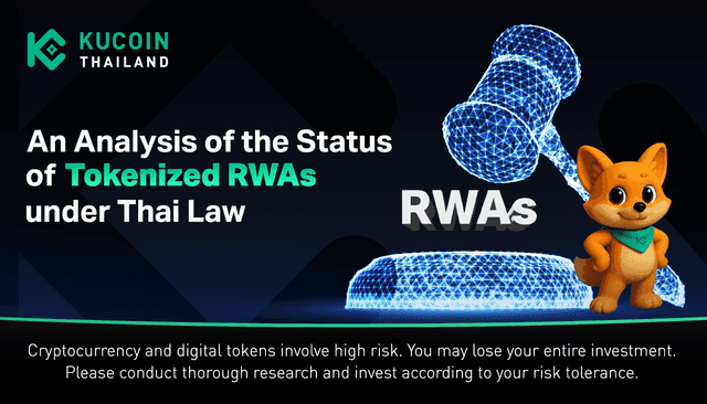 Tokenized RWAs in Thailand: an analysis of the legal status and implications