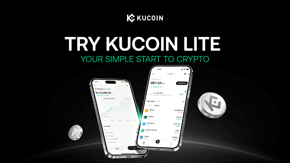 KuCoin 推出「KuCoin Lite Mode」:為加密貨幣新手打造更簡單、更快速、更安心的入門途徑