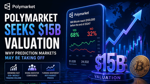 Polymarket at $15B Valuation: Prediction Markets Take Off?