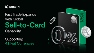 KuCoin Expands Fast Trade with Global Sell-to-Card Capability, Supporting 41 Fiat Currencies