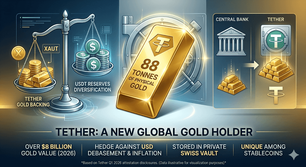 Tether's Gold Reserves in 2026: Inside the World's Largest Private Gold Hoard and What It Means for Crypto Markets