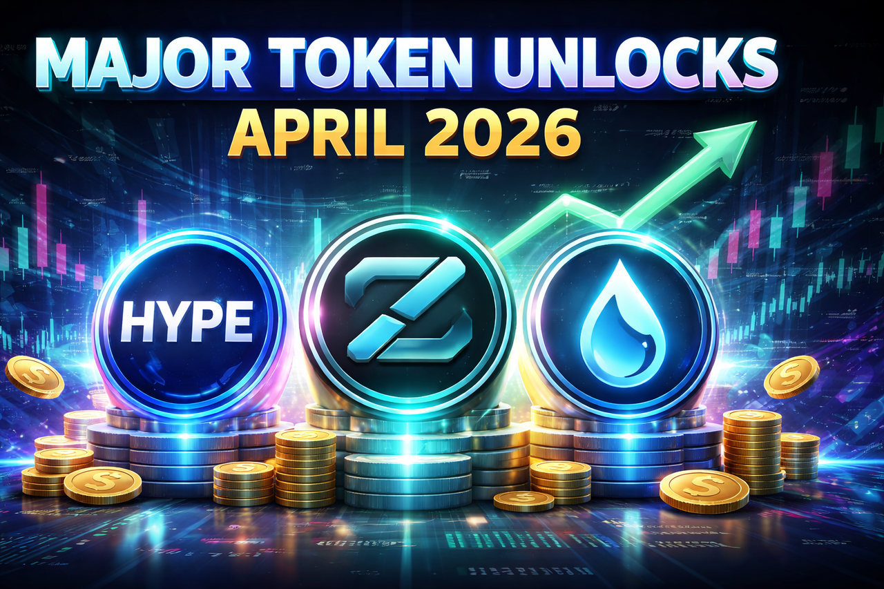 Khóa token tháng 4 năm 2026: Tại sao HYPE, ZRO và SUI đang được chú ý