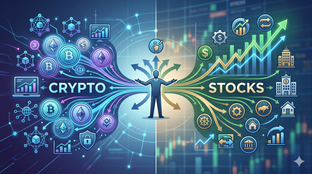 How to Diversify Portfolio Between Crypto and Stocks