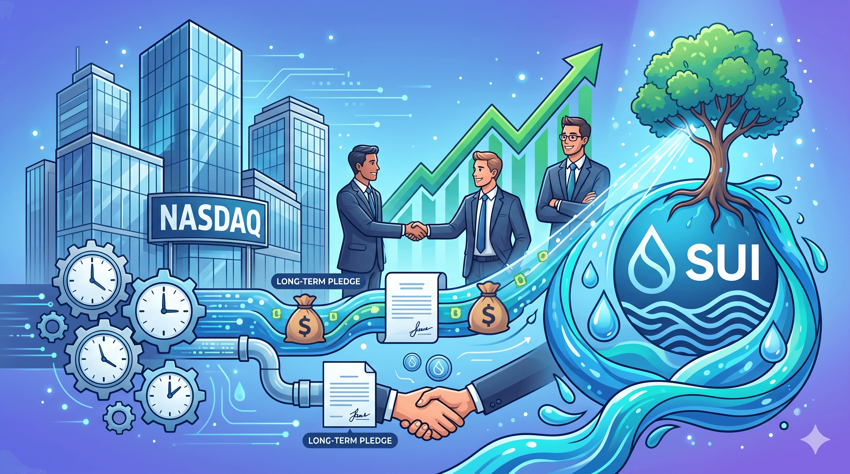 Mahabang Panahon na Paghiganti ng SUI ng mga Kompanya na Listado sa Nasdaq: Bakit Positibo ang mga Institusyon?