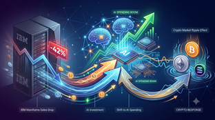 IBM Mainframe Sales Drop 42%: How the AI Spending Shift Could Affect Crypto