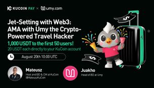 KuCoin AMA With Umy - the Crypto-Powered Travel Hacker