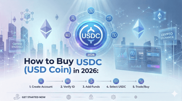 如何在 2026 年購買 USDC（USD Coin）：完整逐步指南