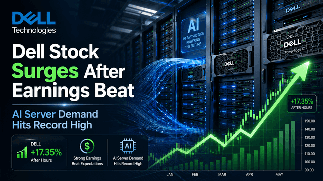 Dell Stock Surges After Earnings Beat as AI Server Demand Hits Record High