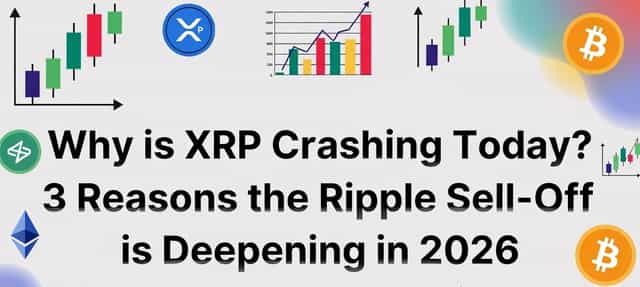ทำไม XRP ถึงร่วงลงวันนี้? 3 เหตุผลที่การขาย Ripple กำลังลึกขึ้นในปี 2026