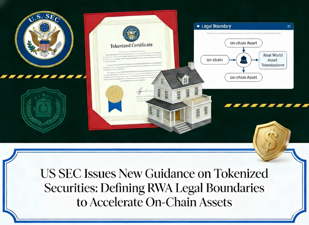 US SEC Issues New Guidance on Tokenized Securities- Defining RWA Legal Boundaries to Accelerate On-Chain Assets