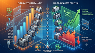 10 Mesin Perlombongan Bitcoin Teratas: Perbandingan Kecekapan Energi dan Kos Penghentian