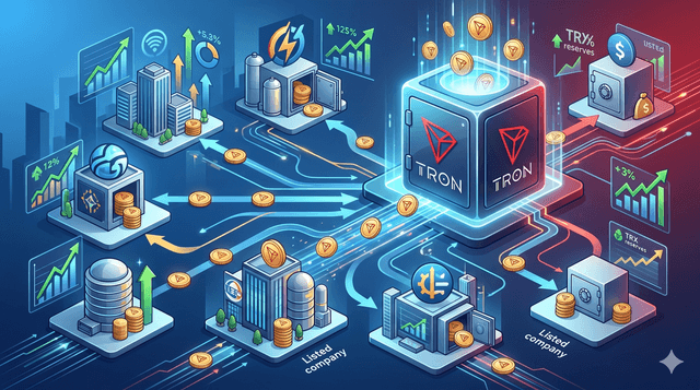 TRX Listed Companies Increase Their Ownership: The Trend of Enterprises Stocking Coins Reappears