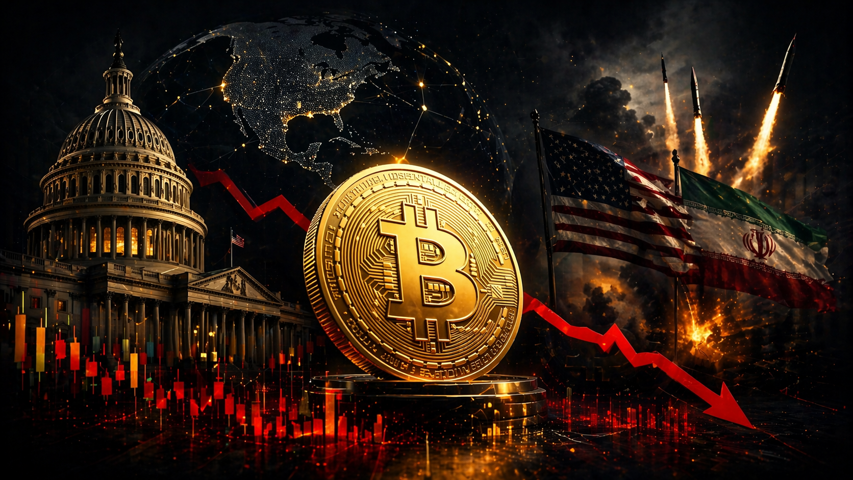 US house vote on Trump Iran war power hits bitcoin in 2026