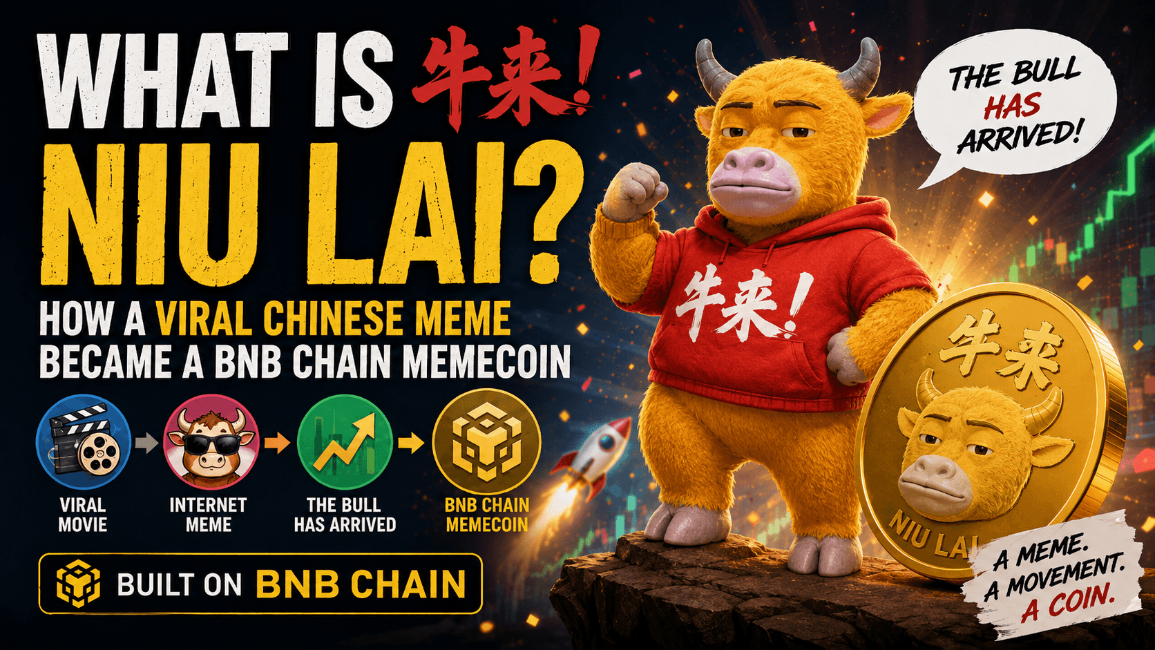 นิวไลคืออะไร? วิธีที่มีมจีนที่แพร่ระบาดกลายเป็นมีมโคอินบน BNB Chain