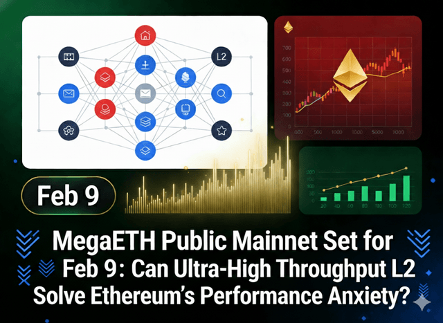 MegaETH Public Mainnet Set for Feb 9- Can Ultra-High Throughput L2 Solve Ethereum’s Performance Anxiety?