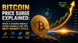 شرح ارتفاع سعر البيتكوين: ما الذي يشير إليه الإغلاق الأسبوعي القوي بالنسبة لدورة السوق القادمة