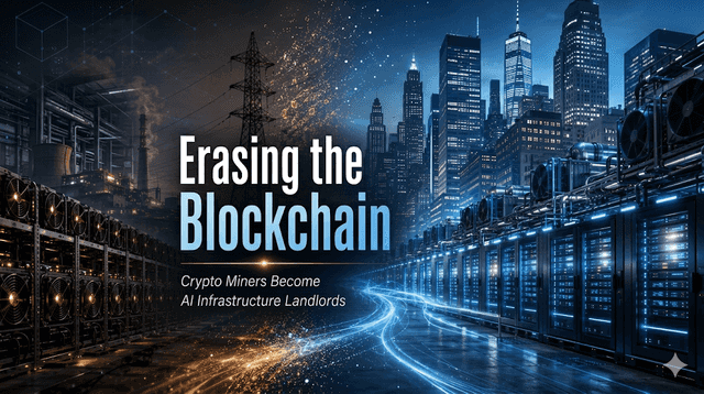 Erasing the "Blockchain": Inside the Radical Rebranding of Crypto Pioneers Into Wall Street's Favorite AI Landlords