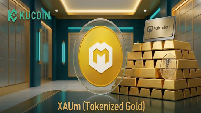 KuCoin पर XAUm टोकन: ब्लॉकचेन पर टोकनाइज्ड सोने को कैसे खरीदें और ट्रेड करें