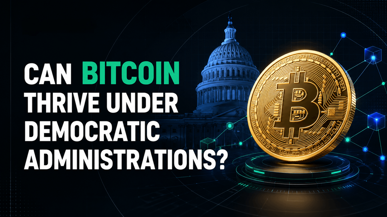 Bitcoin จะเติบโตได้ภายใต้พรรคเดโมแครตหรือไม่? ประวัติศาสตร์และทิศทางนโยบาย
