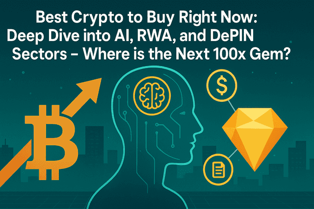 अब सबसे अच्छा क्रिप्टो कौन सा खरीदें: AI, RWA और DePIN क्षेत्रों का गहन विश्लेषण – अगला 100x रत्न कहां है?