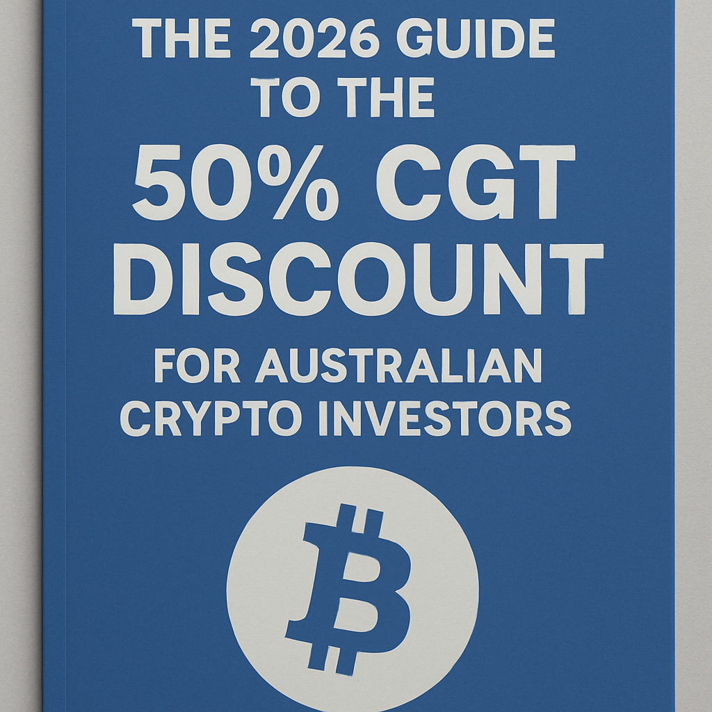 2026 年澳洲加密貨幣投資者享 50% 資本利得稅折扣指南
