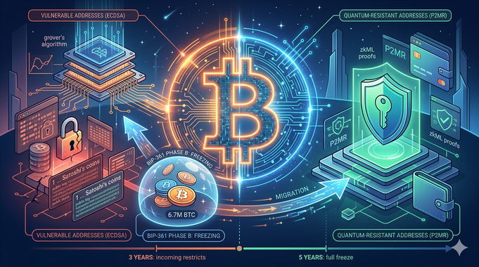 BIP-361 Explained: Bitcoin's New Plan to Freeze Quantum-Vulnerable Coins and Survive Quantum Computing