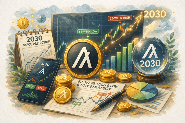 Algorand Price Prediction 2030: Using 52-Week Highs & Lows to Trade ALGO