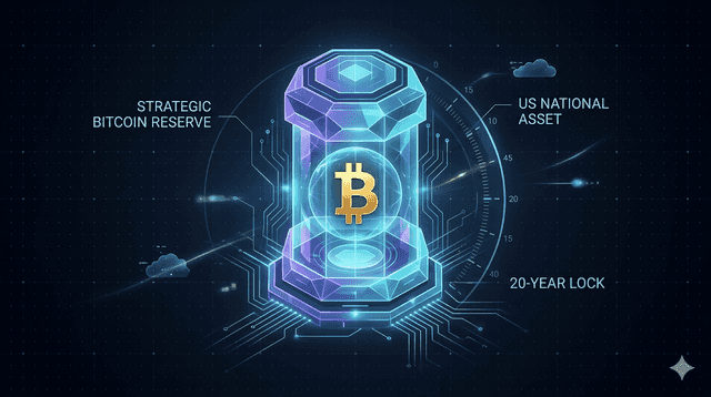 US Strategic Bitcoin Reserve: Lawmakers Introduce Bill to Lock Bitcoin as National Asset for 20 Years