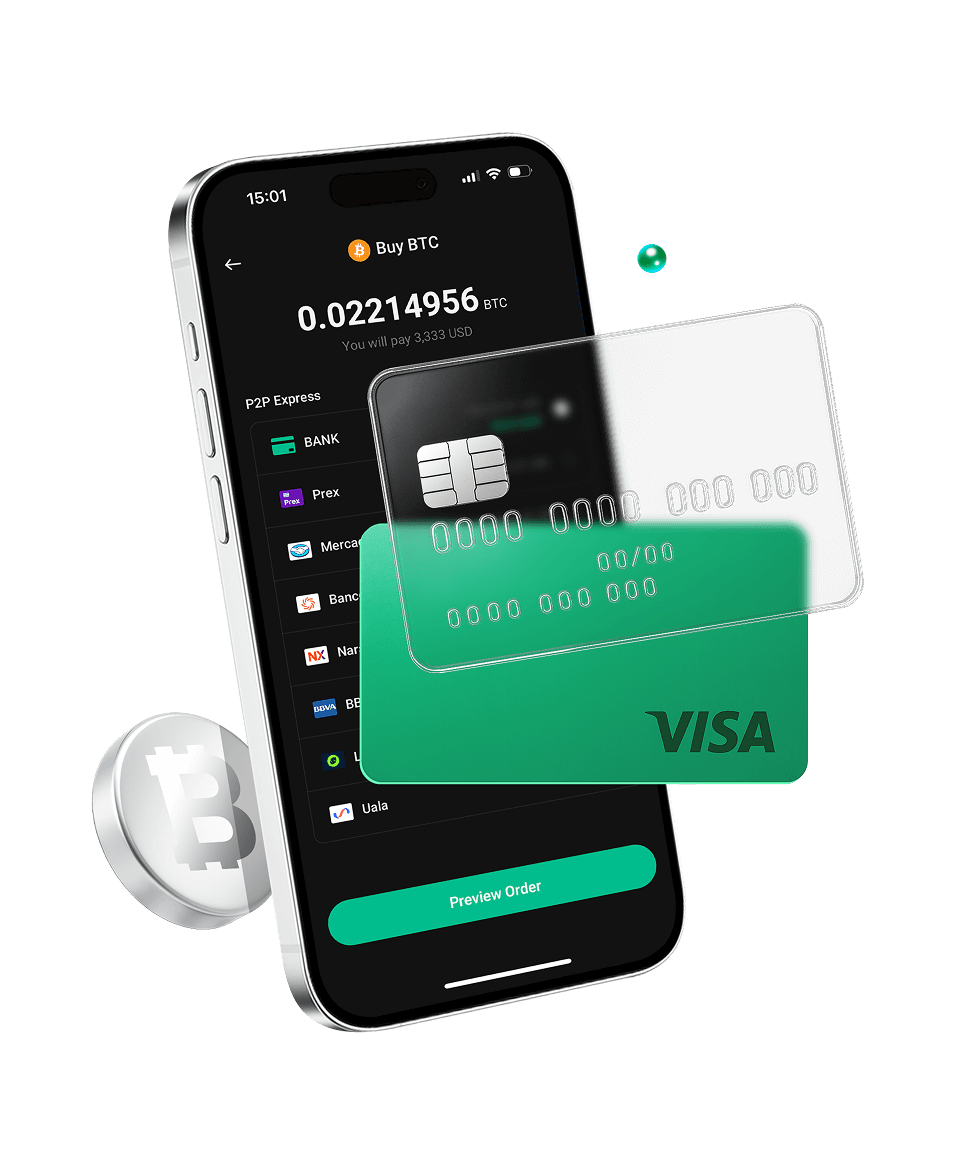 デビットカードまたはクレジットカードで仮想通貨を購入する