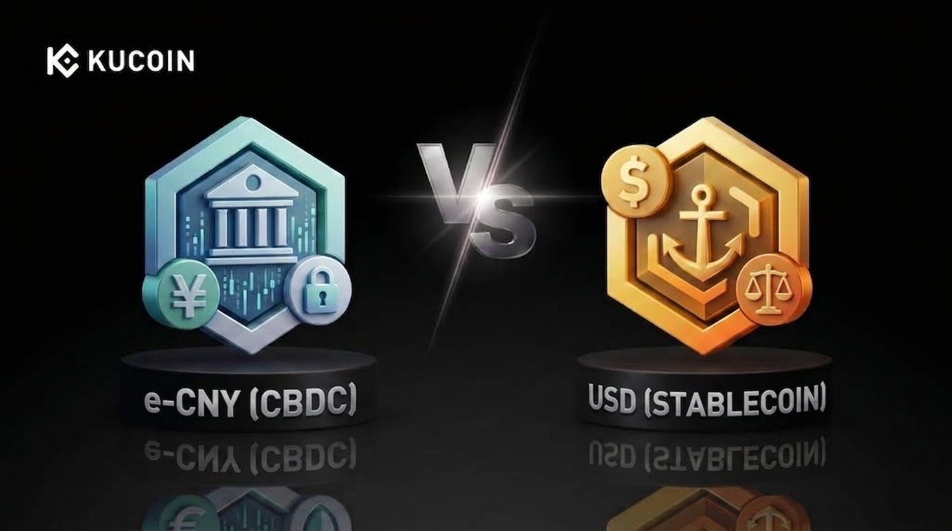 Apakah Perbezaan Antara CBDC dengan Koin Stabil? (e-CNY vs. USD)