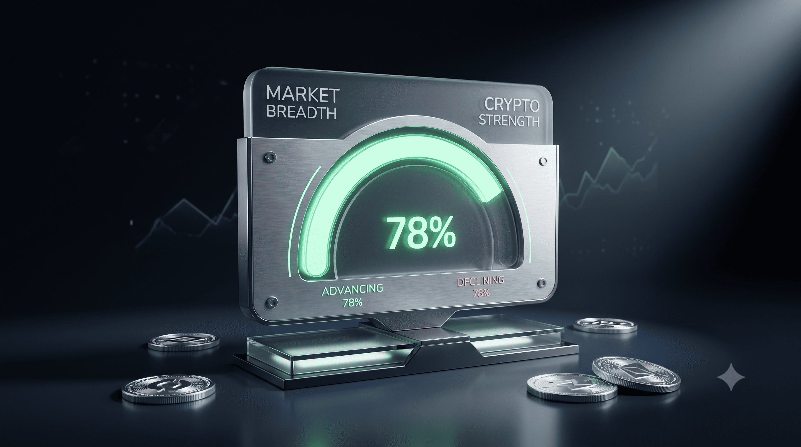Quel est l'indicateur de la largeur du marché dans la crypto ?