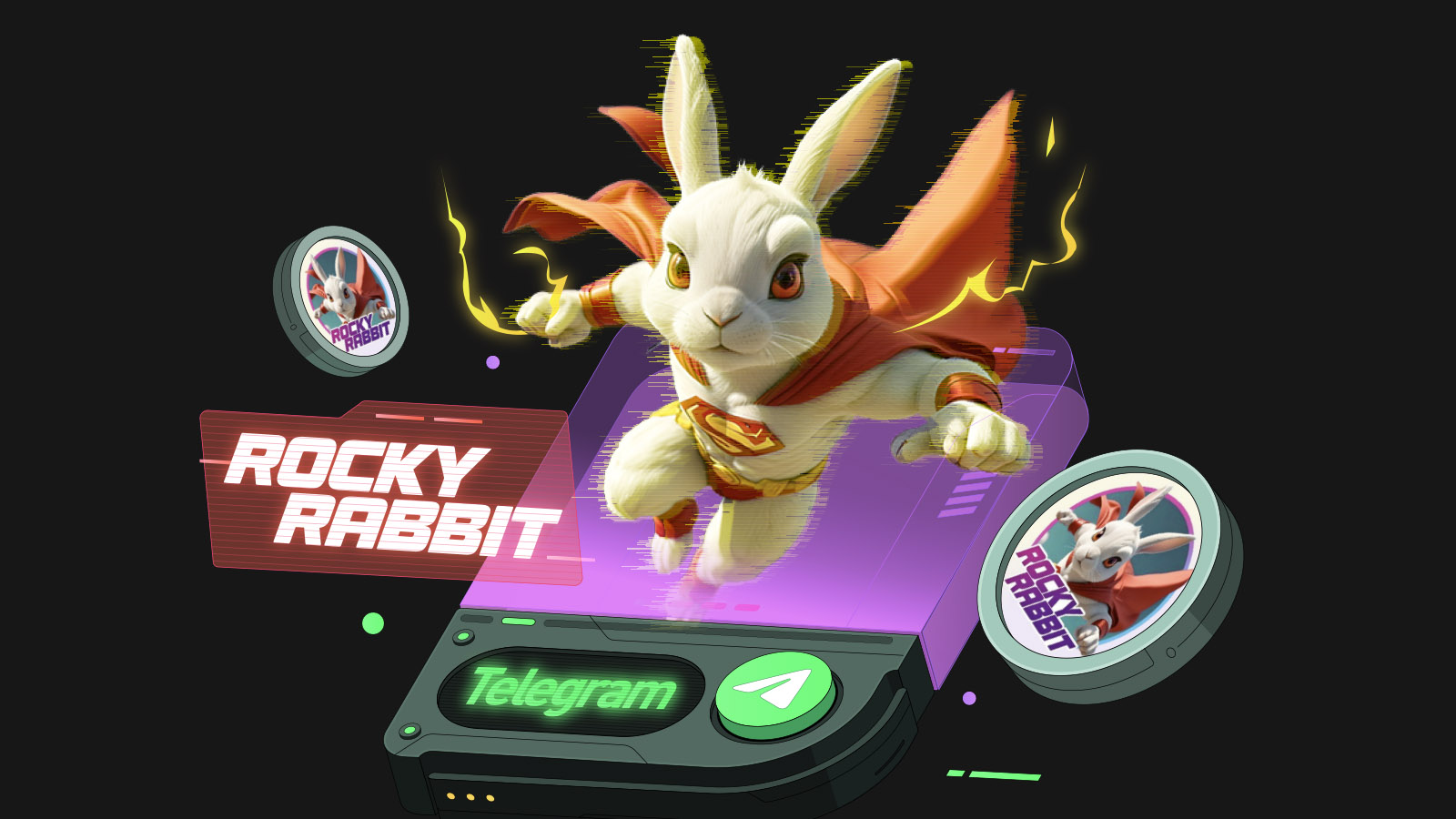 O que é o jogo Rocky Rabbit no Telegram e como ganhar recompensas em cripto?