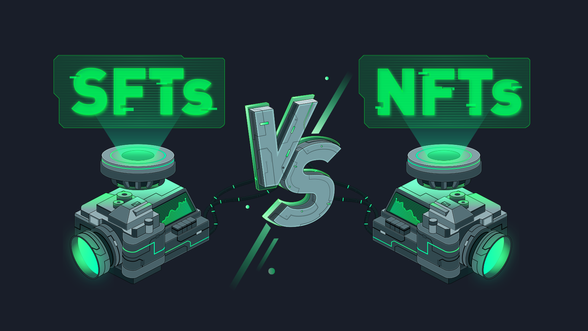 非代替性トークン（NFT）と半代替性トークン（SFT）の違いを解説